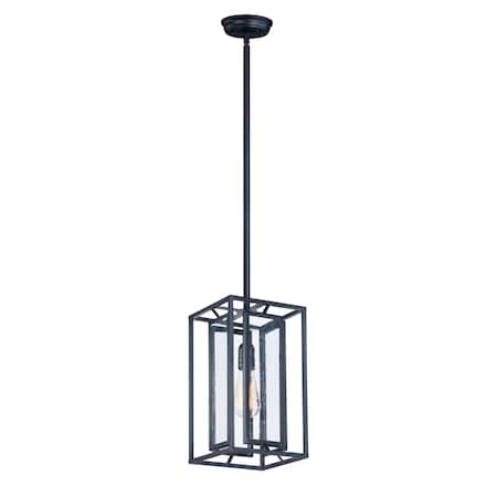 Maxim Lighting Era 1-Light 7.75" Wide Black Pendant Light 21672CDBK